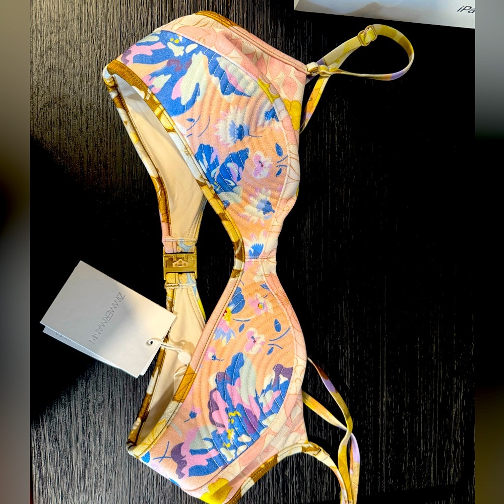 Zimmermann pop bullet bra or swimwear US SIZE 6, color spliced